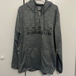 Mens Under Armour half zip hoodie